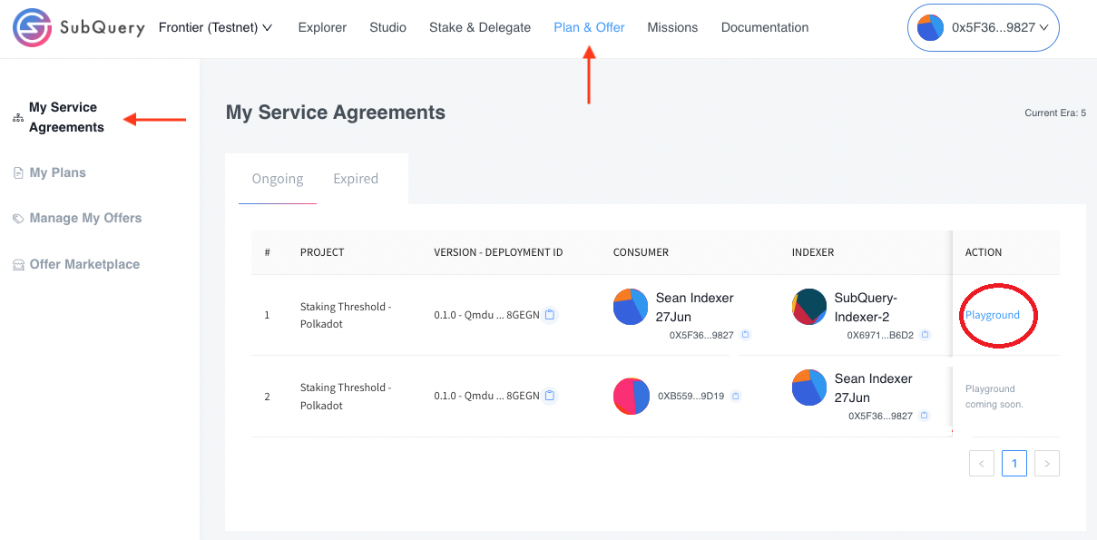 Service Agreements